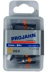 PROJAHN 1/4" markierter Bit Innen-6kant 4mm 10er Pack L25 mm