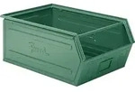 FAMI STAHLBEH&Auml;LTER GR.5 GR&Uuml;N RAL6011 MM B=450 T=700 H=300