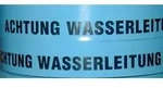 Trassen-Warnband 250 m Achtung Wasserleitung blau