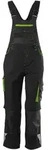 FORTIS Kids Latzhose 24, schw./limegreen,Gr98-104
