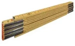 STABILA Zollstock Type 607, 2 m, gelb, metrische Skala, hochwertiger Meterstab aus
