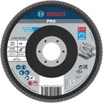 BOSCH PRO X571 F&auml;cherschleifscheibe, gerade, 125 mm, K60