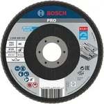 BOSCH PRO X571 F&auml;cherschleifscheibe, abgewinkelt, 125 mm, K40