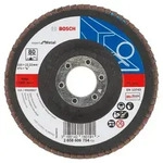 BOSCH F&auml;cherschleifscheibe X551 Expert for Metal, gewinkelt, 115 mm, 80, Glasgewebe