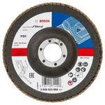 BOSCH F&auml;cherschleifscheibe X431 Standard for Metal, gewinkelt, 125 mm, 22,23 mm, 80