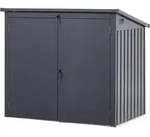 FLORAWORLD M&uuml;lleimer-Garage2 M&uuml;lltonne158 x 101 x 113/134 cm
