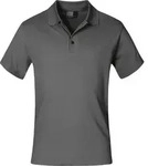 PROMODORO Poloshirt, Gr. M, steel grey