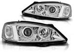 Scheinwerfer Angel Eyes passend f&uuml;r Opel Astra G Bj. 98-05 Chrom