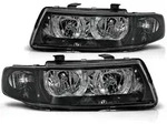 Scheinwerfer Angel Eyes passend f&uuml;r Seat Leon 1M / Toledo 1M Bj. 99-06 Schwarz