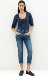 Herrlicher HL1126_5318, Herrlicher Modell Shyra Cropped snake blue