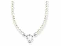 Thomas Sabo KE2187-167-14-L45v Damen-Halskette für Charms mit Weißen Perlen