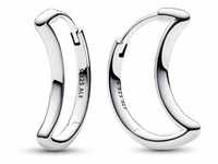 Pandora 292989C00 Silber-Ohrringe für Damen Mond Creolen