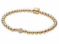 Pandora 568342C01 Damen-Armband Beads & Pavé Goldfarben, 17 cm