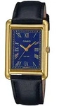 Casio LTP-B165GL-2BVEF Damenuhr Rechteckig Blau/Goldfarben