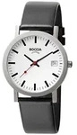 Boccia 3622-01 Herrenuhr Titan mit schwarzem Lederband