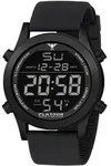 KHS PLABSD.SB Digital-Herrenuhr Platoon Schwarz Silikonband