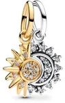 Pandora 763585C01 Charm-Anh&auml;nger Sonne und Mond Zweifarbig