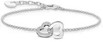 Thomas Sabo A2163-051-14-L19V Damen-Armband mit verschlungenen Herzen Silber Thomas Sabo A2163-051-14-L19V Damen-Armband mit verschlungenen Herzen Silber
