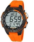 Calypso K5607/1 Herrenuhr Digital Orange/Schwarz