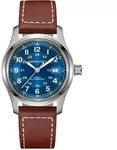 Hamilton H70605540 Herrenuhr Automatik Khaki Field Auto Braun/Blau 42 mm
