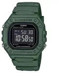 Casio W-218H-3BVEF Herren-Digitaluhr Dunkelgr&uuml;n