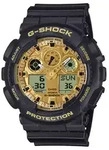 Casio GA-100GGB-1A9ER G-Shock Classic Herrenuhr Schwarz/Goldfarben