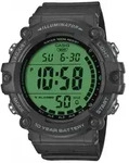 Casio AE-1500WHC-1AVEF Casio Timeless Herren-Armbanduhr Digital Schwarz/Gr&uuml;n