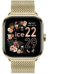 Ice-Watch 025134 Smartwatch ICE Smart 2.0 Eckig Goldfarben mit Milanaiseband