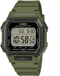 Casio W-738H-3AVEF Digital-Uhr f&uuml;r Herren Dualzeit Khaki