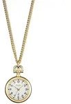Regent 12350040 Umh&auml;ngeuhr mit Kette Goldfarben