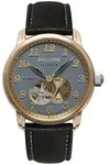 Zeppelin 7664-5 Herrenuhr Automatik LZ127 Graf Zeppelin Dunkelbraun/Grau