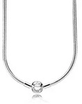 Pandora 590742HV Damen-Halskette Pandora Logo, 40 cm