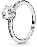 Pandora 198289CZ Damen-Ring Clear Sparkling Crown, 52/16,6