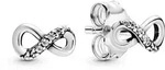 Pandora 298820C01 Damen-Ohrstecker Ohrringe Funkelnde Unendlichkeit