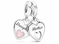 Pandora 799187C01 Silber Charm-Anhänger Mutter & Tochter
