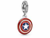 Pandora 790780C01 Silber Anhänger The Avengers Captain America Schild