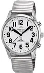 Master Time MTGA-10691-61M Sprechende Funk Herrenuhr mit Zugband
