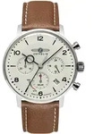 Zeppelin 8086-5-n Herrenuhr Solar Chronograph LZ129 Hindenburg Braun