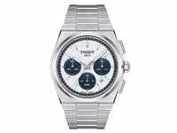 Tissot T137.427.11.011.01 Herrenuhr Automatik PRX Chronograph Silber/Blau