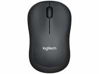 Logitech 910-004878, Logitech M220 Silent schwarz, Maus, beidhändig