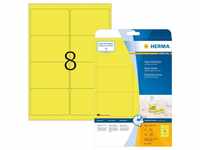 Herma 5144, HERMA Neonetiketten A4 99.1x67.7 mm neon-gelb