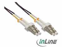 inLine 88542P, inLine 1m LWL Duplex Kabel, OM4, 2x LC Stecker 2x LC Stecker