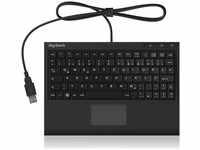 Keysonic 60377, KeySonic ACK-3410 Tastatur USB QWERTZ Deutsch Schwarz