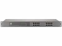 Level One 520826, Level One LevelOne 16-Port-Fast Ethernet-PoE-Switch, 240W, 802.3at
