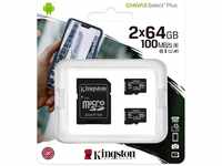 Kingston SDCS264GB-2P1A, 2x 64 GB Kingston Canvas Select Plus microSDXC