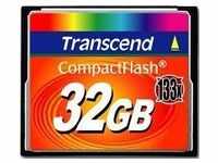 Transcend TS32GCF133, 32 GB Transcend CompactFlash Card 133x Speicherkarte