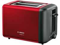 Bosch TAT3P424DE, Bosch TAT3P424DE Toaster 2 Scheibe n 970 W Schwarz, Rot