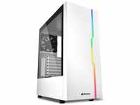 Sharkoon RGB Slider White, weiß, Glasfenster ATX-MidiTower