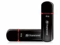 Transcend TS4GJF600, Transcend JetFlash 600 USB-Stick 4 GB USB Typ-A 2.0 Schwarz