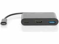 DIGITUS DA-70855, Digitus USB Type-C HDMI Multiport Adapter, 3-Port